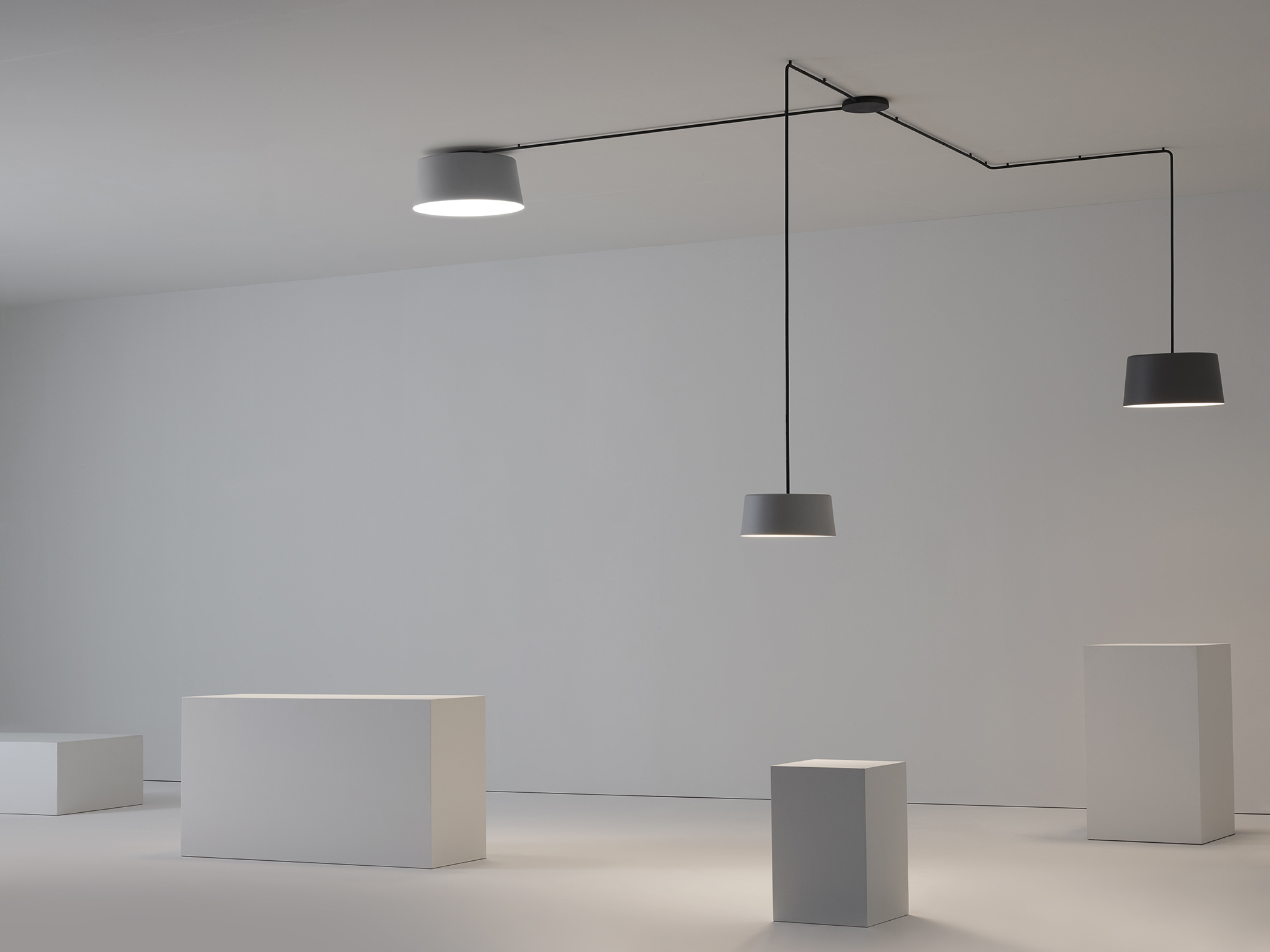 Vibia Tube, un fluido paesaggio di luce