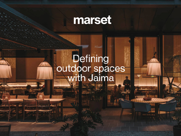 Marset, valorizzare gli spazi outdoor con Jaima